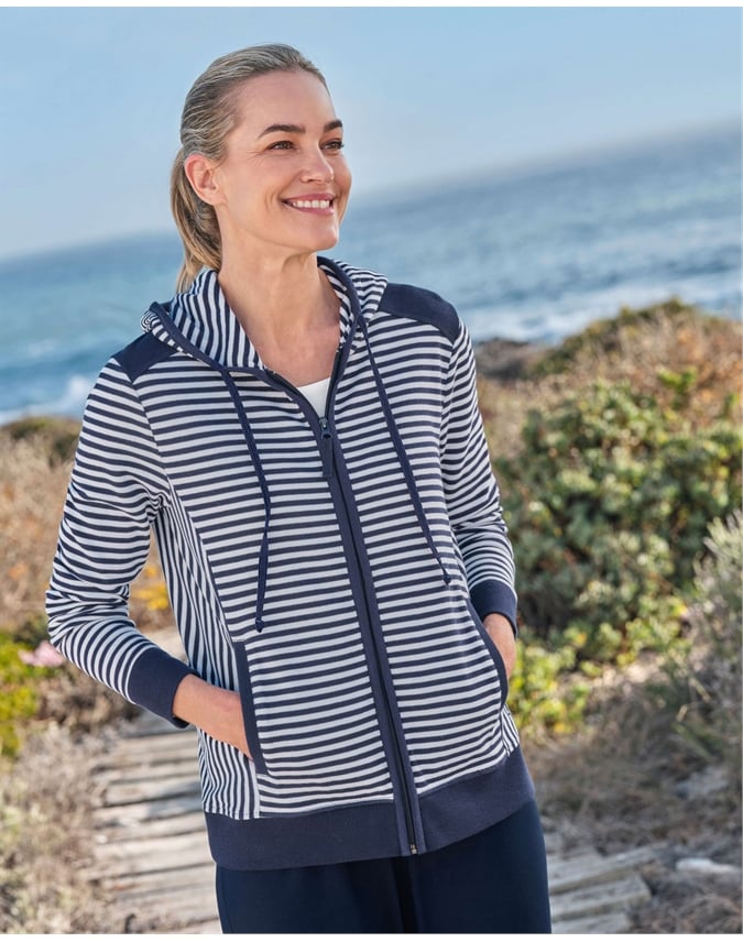 Ambleside Zip Through Hooded Sweatshirt