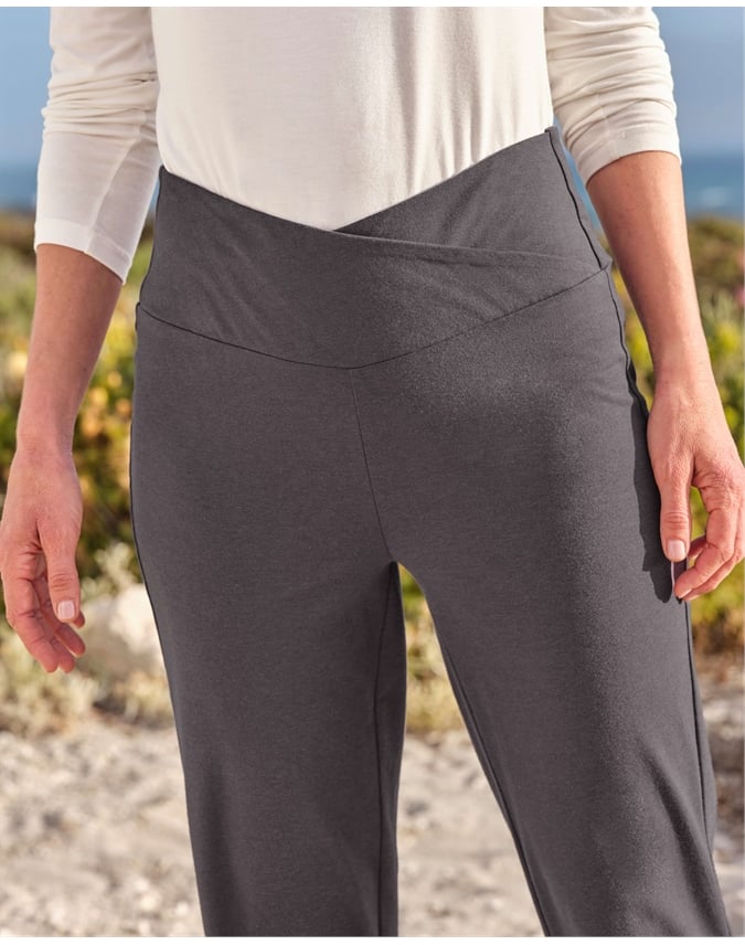 Amble Cross Front Flare Pant