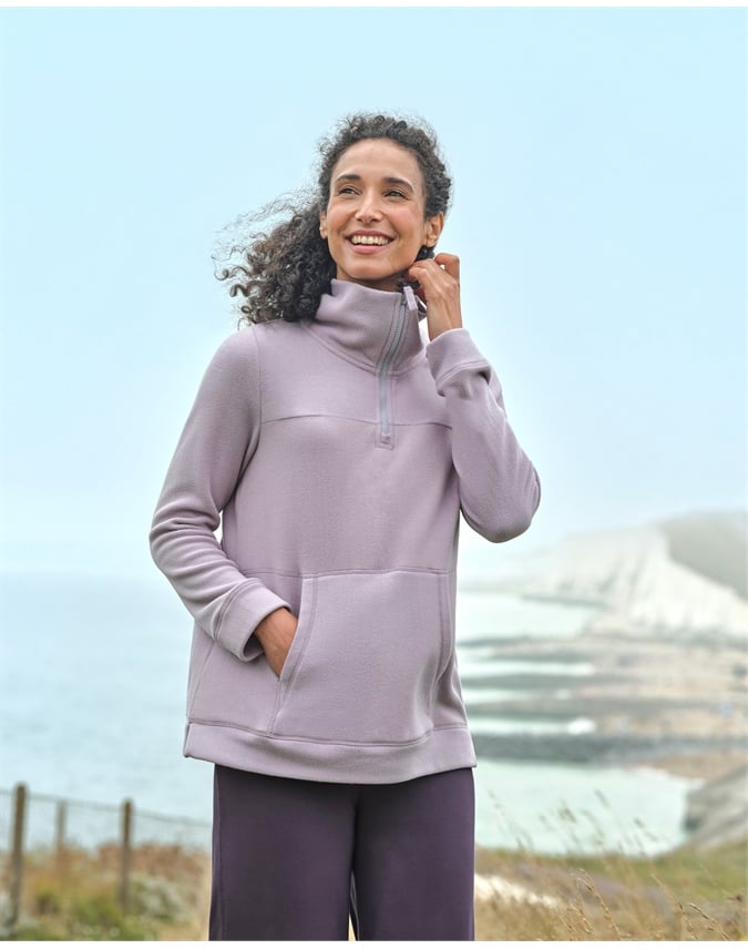Grasmere Zip Neck Fleece Tunic