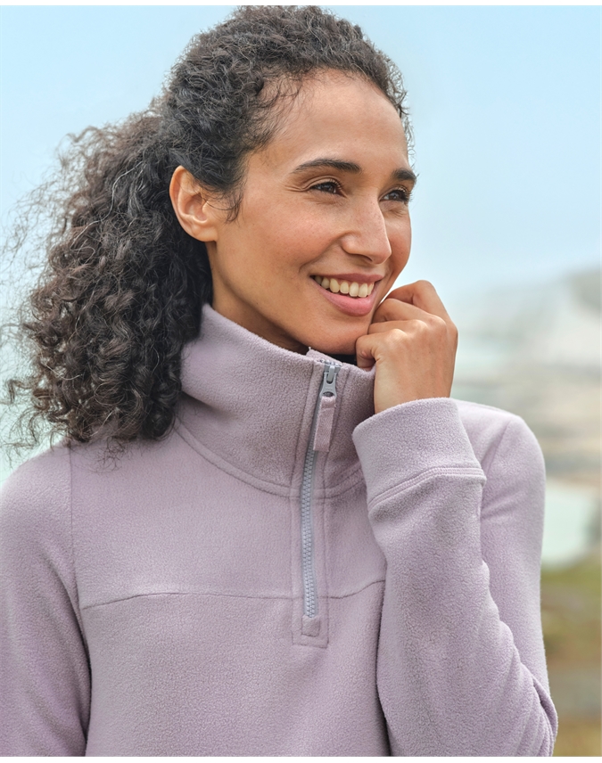 Grasmere Zip Neck Fleece Tunic