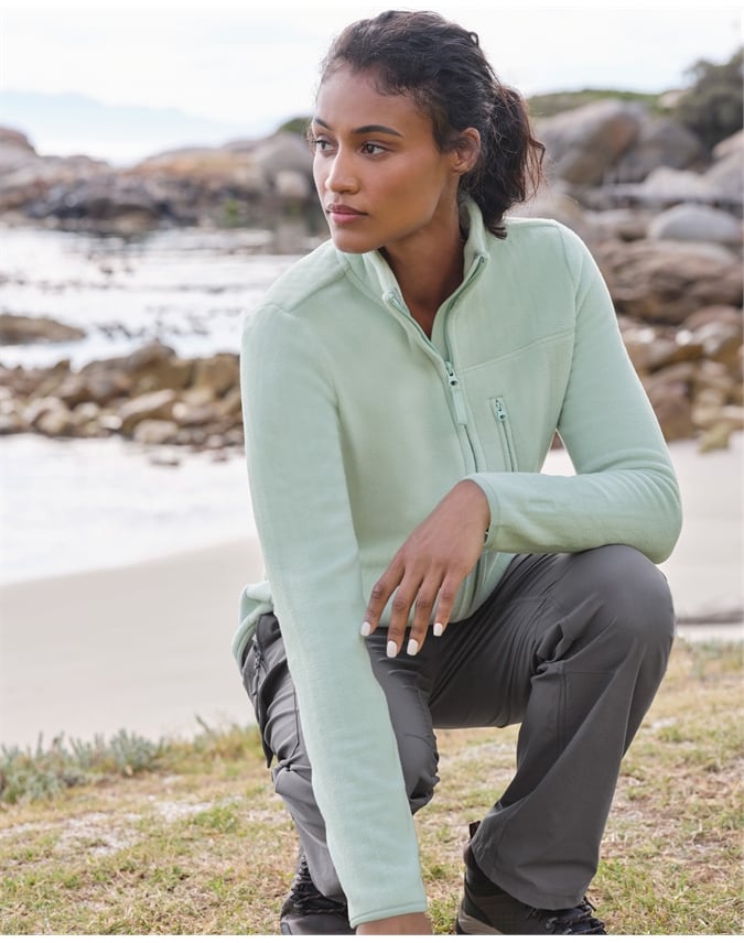 Ravine Longline Zip Through Fleece