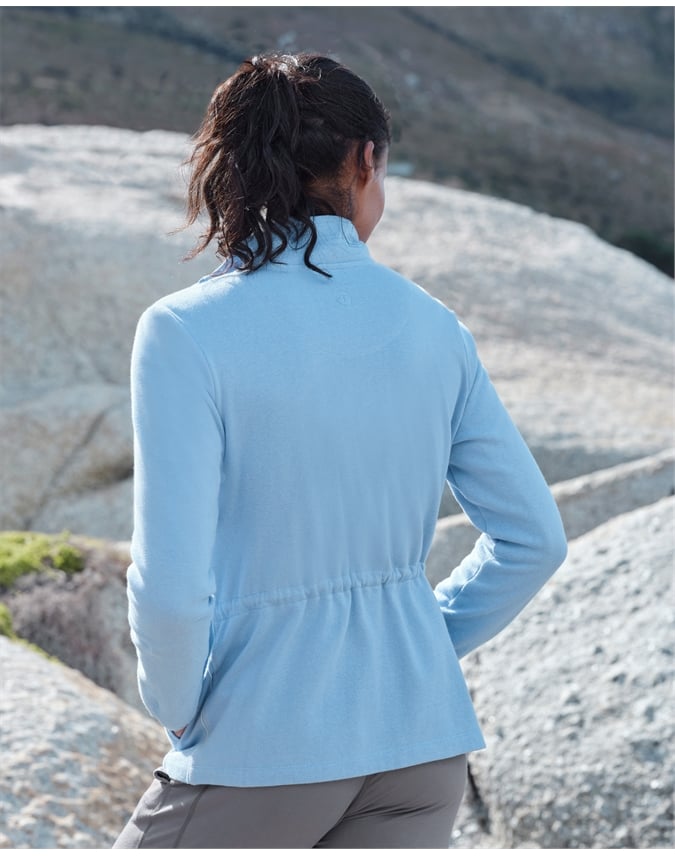 Blakeney Drawcord Zip Through Sweatshirt