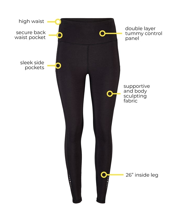 Boody - Bamboo + Organic Cotton High-Waisted Full Leggings with Pockets –  Eco & Active