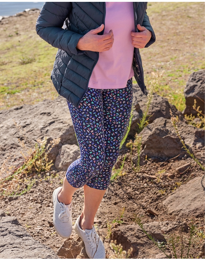 Grace Crop Printed Legging