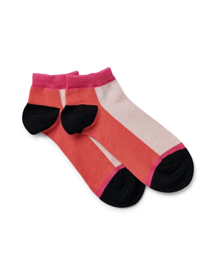 Colour Block Trainer Socks