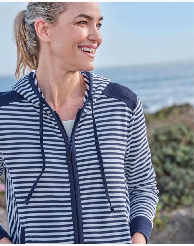 Ambleside Zip Through Hooded Sweatshirt