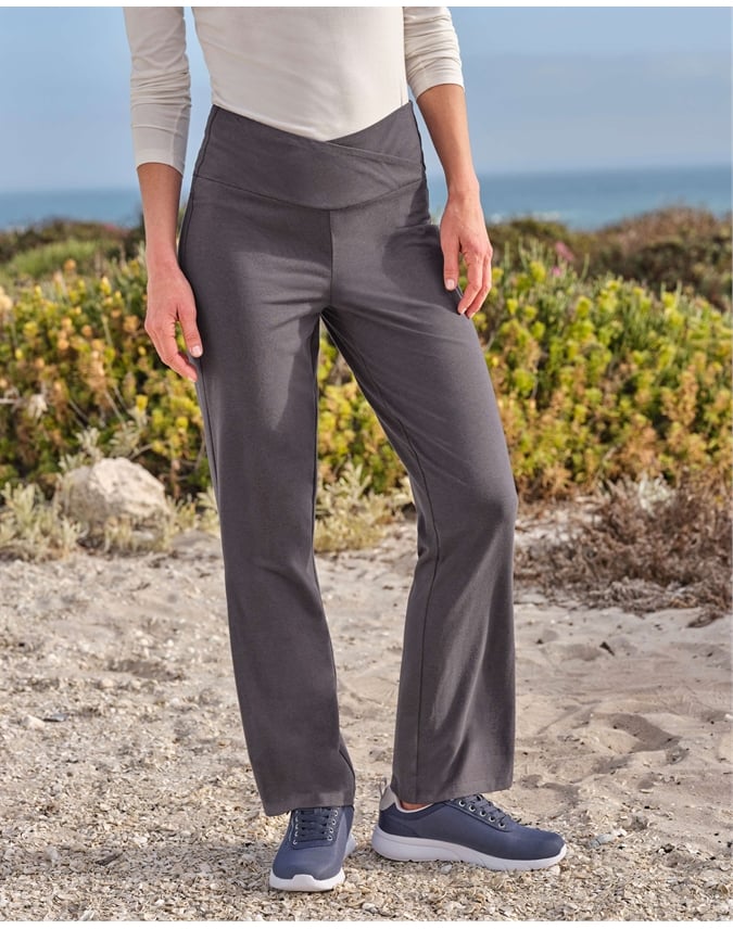 Amble Cross Front Flare Pant