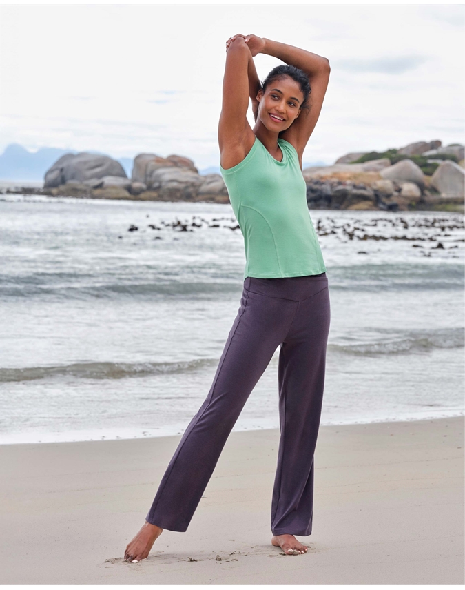 Pacific Wide Leg Fluid Pull On Trouser
