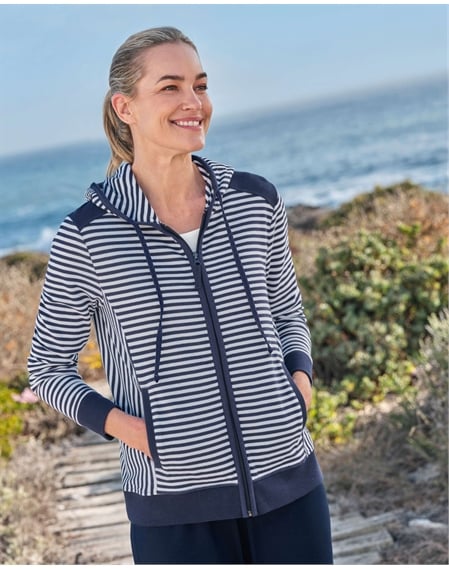 Ambleside Zip Through Hooded Sweatshirt