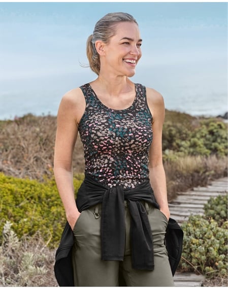 Peak Longline Printed Tank