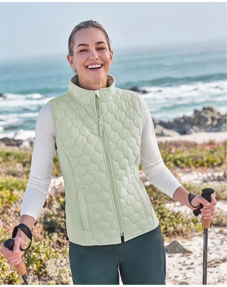 Windermere Organic Cotton Quilted Gilet