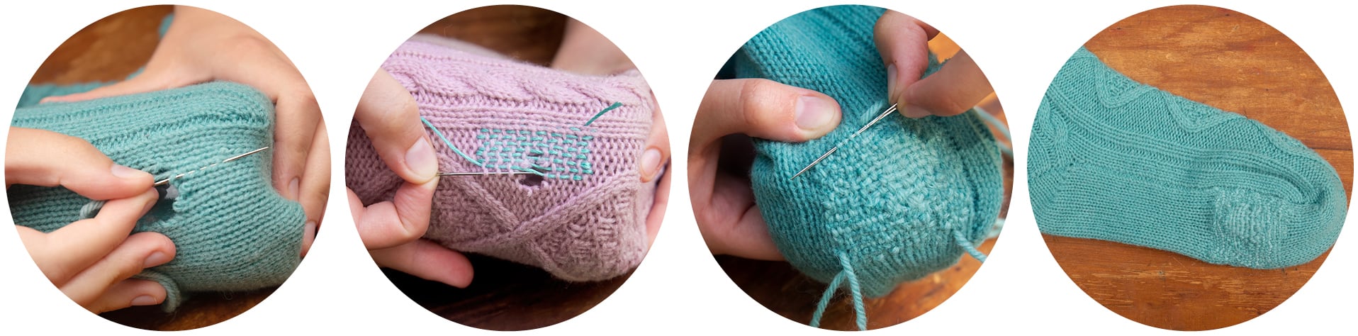 How to Mend Socks with a Darning Egg (or Mushroom)