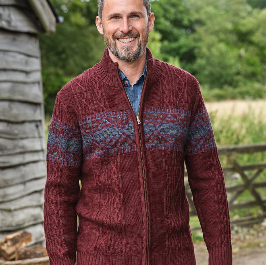 Mens wool outlet cardigans sale