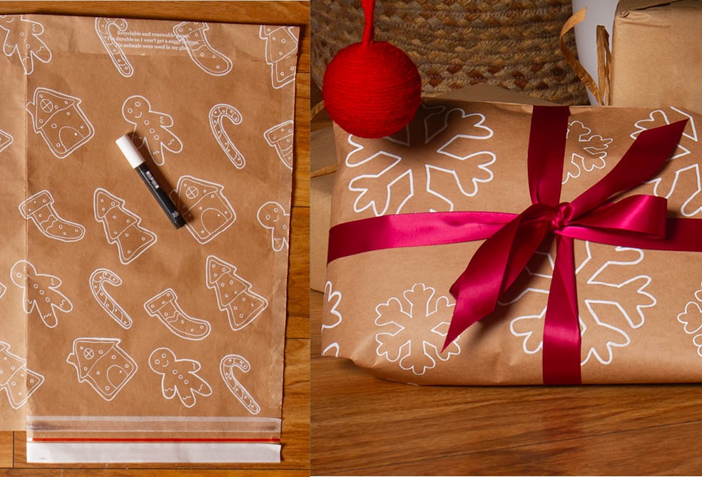 1 Reusable Wrapping Paper, Recycled & Eco Friendly