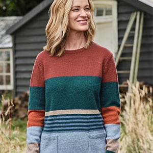 Women's Aran Sweaters | Womens Knitwear | WoolOvers US